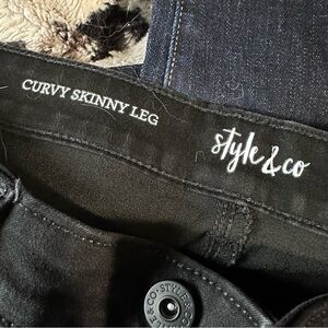 Style & Co. Black Denim Jeans